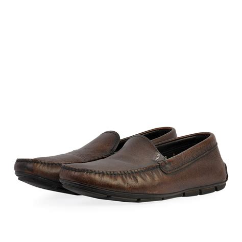 loafers prada mens|prada driving loafers men's.